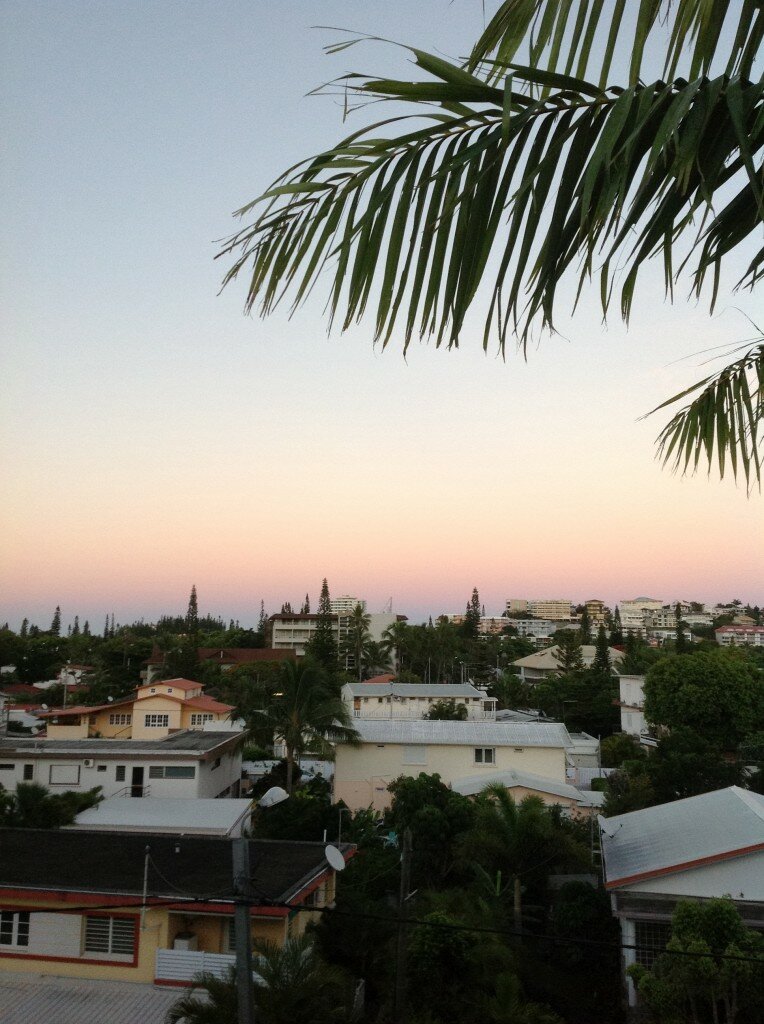 Last sunrise in Nouméa